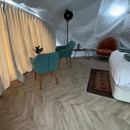 Geodesic Dome With Garden View, Outdoor Hot Bath & Ac
