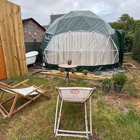 Geodesic Dome With Garden View, Outdoor Hot Bath & Ac Feriehus *