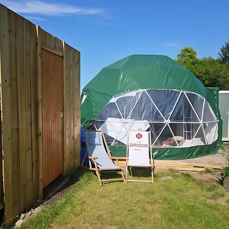 Geodesic Dome With Garden View, Outdoor Hot Bath & Ac